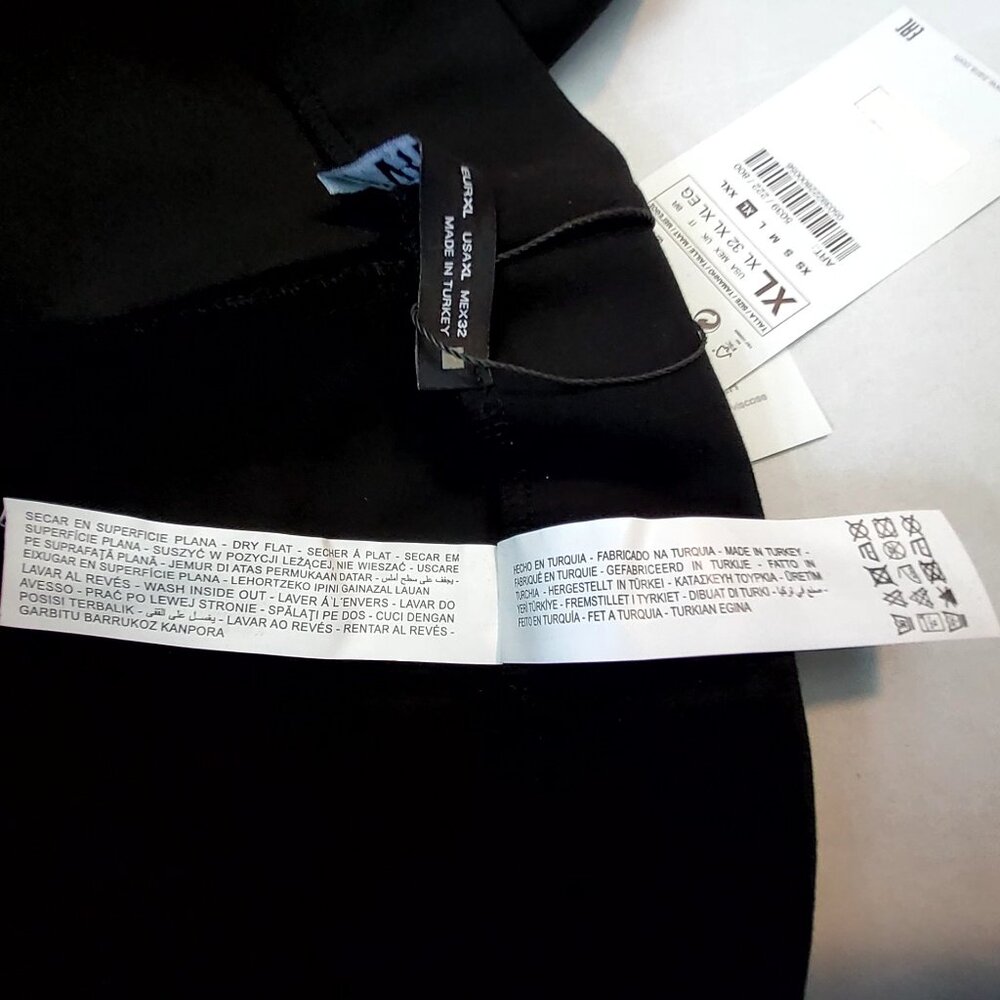 Zara Womens Black High-Waisted Slim Fit Trousers Size XL 50%+ Viscose Blend - Picture 11 of 13